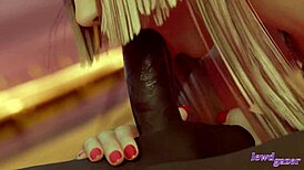 Lili hentai 3d compilation with cum in mouth and footjob