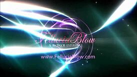 Laying On The Bed Erotic Blowjob And Cumshot Moment