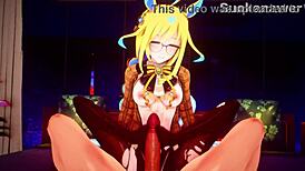 Uma Musume rides in cowgirl with squirting 😍