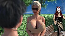 Young and hot guy enjoys public oral sex with women dressed as cartoon characters