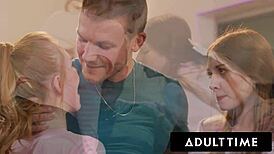 college cuties myra and madi fight for threesome spotlight