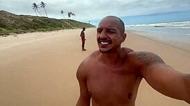 Damn! Took My Friend to Nudist Beach for Wild African Gay Action! Unforgettable Fetish Fun!