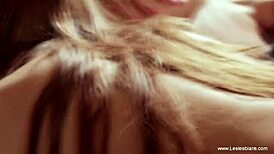 Josephine and crista passionately play with each other's pussies in lesbian action