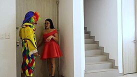 I sneak into the birthday girl’s tight pussy at her father’s house. While he works, we bang with wild cumshots.