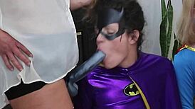 strap-on slamming with monica sexxxton, karlee paige, and sandra moore in wild edge play