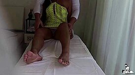 Wife grabs therapist's cock during tantric massage