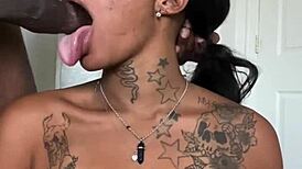 Sexy Chick Interviews Then Deep Throats Bbc