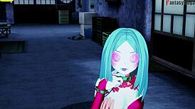 Rebecca Blowjob In Night City Cyberpunk Fantasy