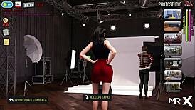 Hey, chubby girl wants a promotion in this anime game! 😊