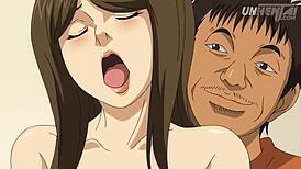 I-I can’t believe this hentai, married milf bangin’ her boss uncensored!