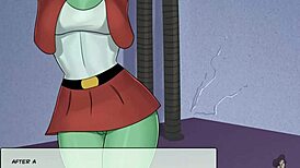 cheshire and artemis get playful in dc comics cosplay