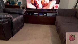 Hey son, didn’t know step mom does porn, wanna give her your big cock now?