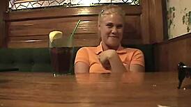 Wow! Teen Little Summer Rubs Herself in Public!