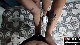 Amateur Argentine Couple Does Exercise With Deluxeshura0 Help