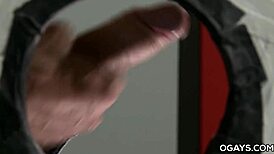 Gay Gloryhole Fuck In Toilet With Intense Action