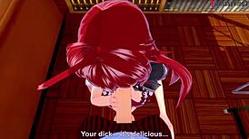 Rias Gremory Akeno Seduce in Hentai Madness