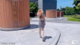 Skinny babe gets wild sex in woods and inside car outdoors