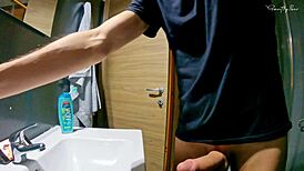 Hostel Mixed Room Shared Bathroom Handjob Sparks Unexpected Thrills