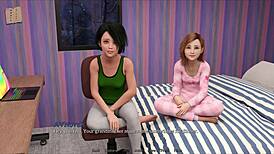 hey, check out my new memories with a brunette in the game