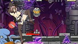 witch girl gets corrupted in this anime game mod