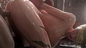 cammy getting her cheeks clapped in anime doggystyle pussy sex with big cock