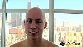 Casting Agent Interviews Muscular Stud For Ride