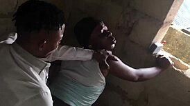 Husband Catches Wife Bent Over in Intense 3 Some Fuck