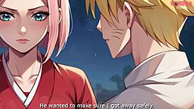 Sakura Haruno takes on Boruto's massive cock in intense 3D hentai action