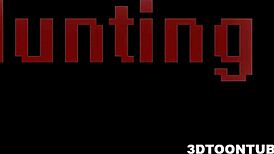 Two bisexual 3D babes lick each other and share a cock?