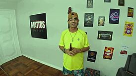 A skinny anime girl with small tits gets licked and fucked in a quickie doggystyle scene