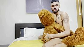 Muscular Bodybuilder Goes Wild Having Sex With My Teddy Bear