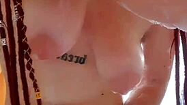 Amateur girl masturbates to unlimited orgasms in shower