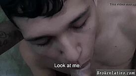 Naked Filipino men in gay blowjob scene