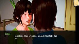 I explore my new family in this erotic anime hentai.