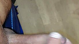 watch me masturbate my cock in the hotel and cum on the floor?