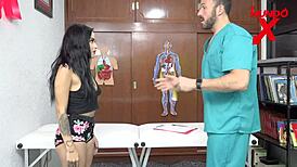 Nutritionist fucks patient deep in ass after seeing her underwear