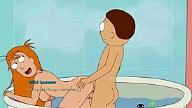 yo, summer smith from rick and morty hentai game is wild 🔥