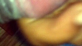 Friend's Wife Sucking Cock Handjob Cumshot