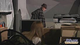 Horny wife enjoys sucking grandpa's fat cock and riding him passionately.