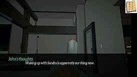 My new family game with redhead and brunette teens