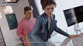 In a Scent - Boss Fucked Hard in Office by Janitor’s Huge Cock