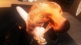 Maid Binds Boss For Special Service!