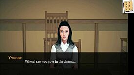 My new family game with redhead and brunette teens