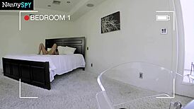 boss catches new nanny amia miley masturbating instead of working 😏