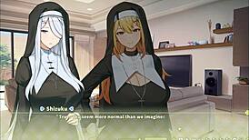 summer clover harem hentai game ep 1 fired because of his giant cock