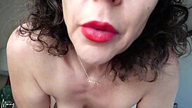 touching myself slowly in red gloves, feeling every inch tonight.