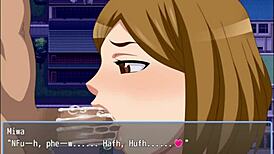 Wife Fucks Son's Friend In Park At Night - Hentai Part 13