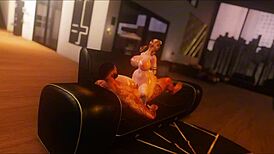 Maid Binds Boss For Special Service!