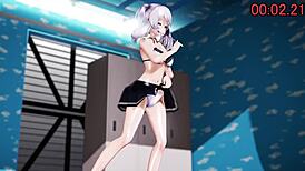 Kashima Squirts During Cowgirl Sex in Part-Time Job Challenge