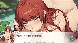 spirit harem hentai game features cute girl in outfit